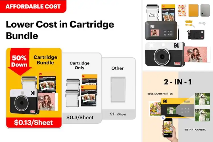 Detailed view of Best 2-in-1 Camera Printers: Instant Print & Creative Fun