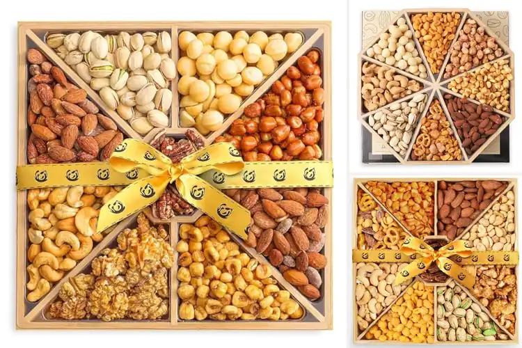 Detailed view of Best Artisanal Nut Gift Basket