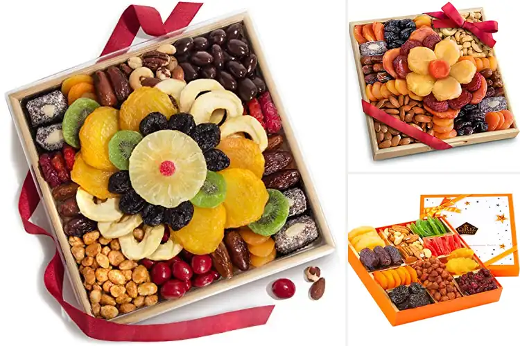 Detailed view of Best Assorted Dried Fruits And Nuts Tray