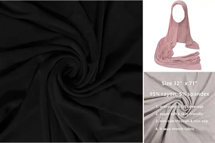 Detailed view of Best Casual To Formal Hijab Scarf