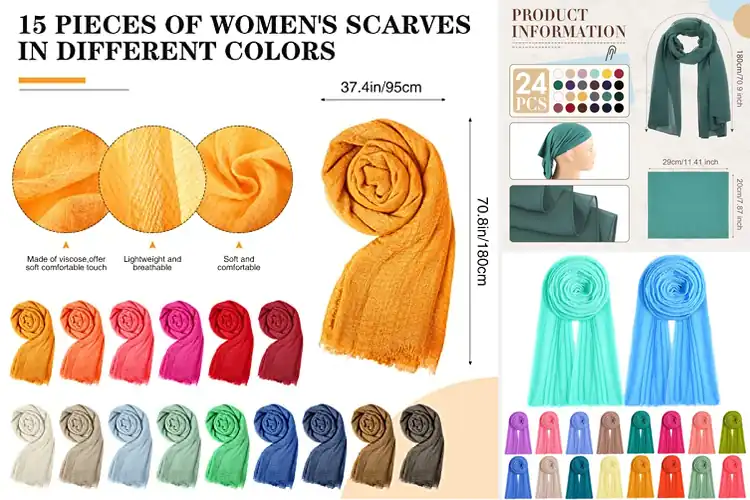 Detailed view of Best Colorful Hijabs: Top 10 Picks to Elevate Your Style