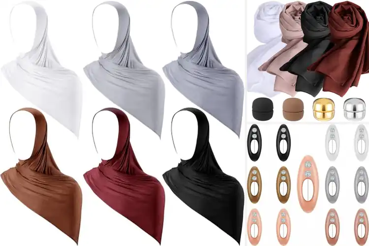 Detailed view of Best Colorful Outfit Match Hijab