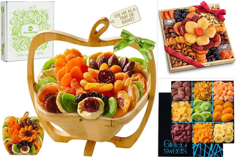 Detailed view of Best Dried Fruit Platter Arrangement