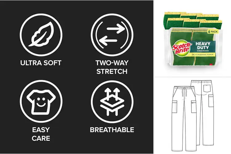 Detailed view of Best Durable Scrubs: Long-Lasting Comfort for Busy Days