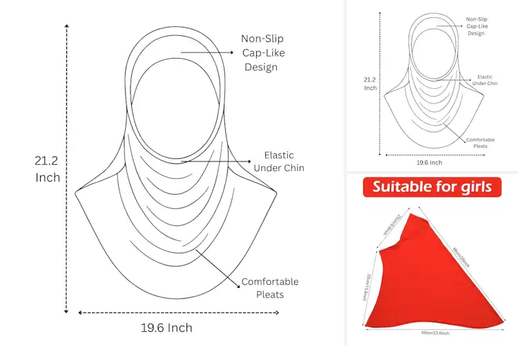 Detailed view of Best Everyday Wear Hijab For Girls: 10 Soft & Stylish Picks