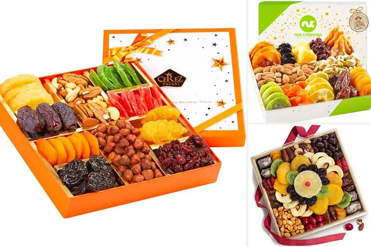 Detailed view of Best Gourmet Dried Fruit And Nut Gift Basket