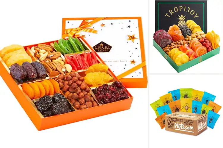Detailed view of Best Gourmet Dried Fruit And Nut Gift Box