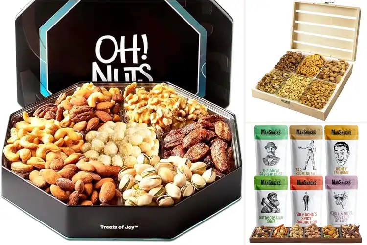 Detailed view of Best Gourmet Nut Gift Basket