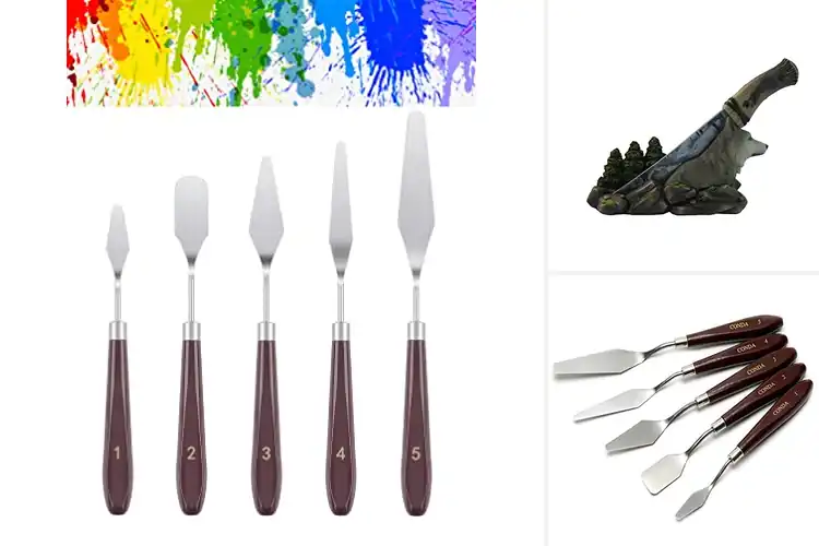 Detailed view of Best Hand Painted Knives: 8 Unique, Durable, Artful Picks