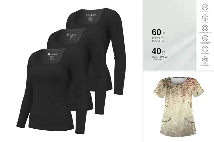 Detailed view of Best Healthcare Worker Undershirts