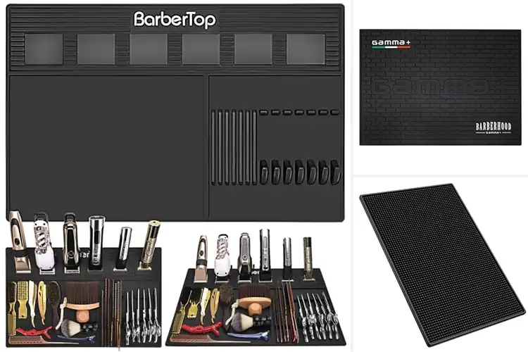 Detailed view of Best Heat-Resistant Barbershop Mats