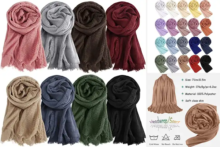 Detailed view of Best Hijab Scarves: Top 10 Picks for Style & Comfort