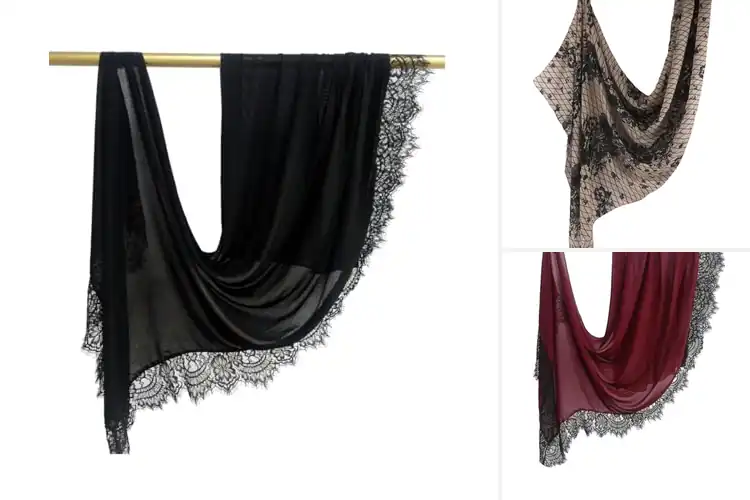 Detailed view of Best Hijabs with Lace: 10 Elegant & Comfortable Options