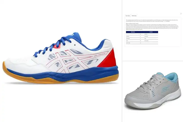 Detailed view of Best Indoor Court Footwear