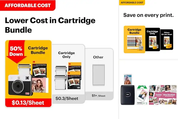 Detailed view of Best Instant Camera Printer Bundles