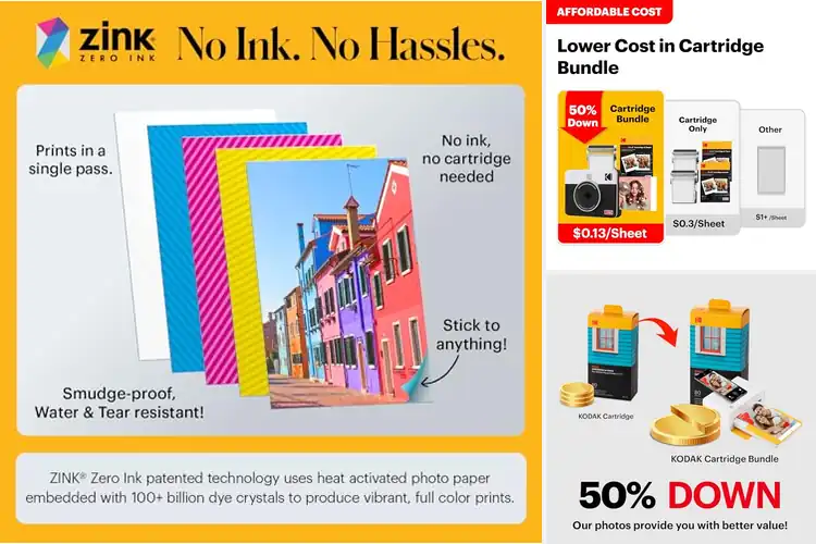 Detailed view of Best Instant Camera With Printer
