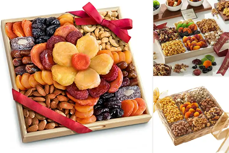 Detailed view of Best Kosher Dried Fruit Tray