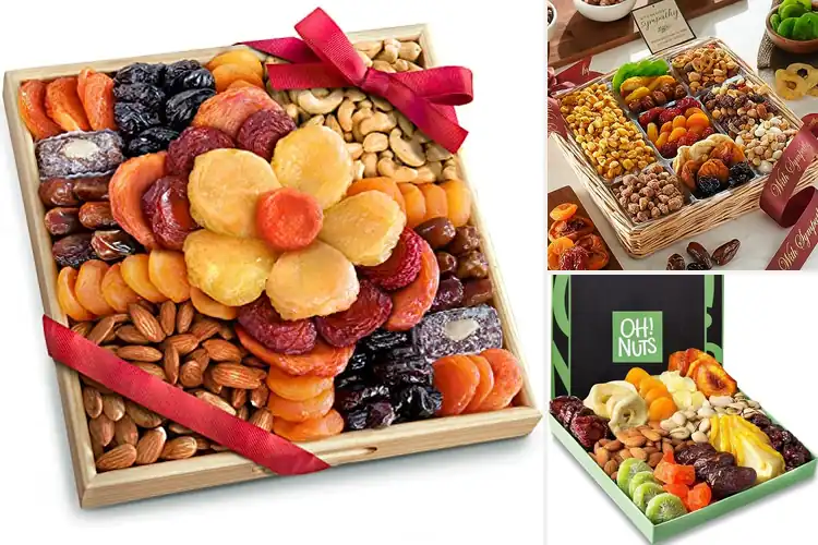 Detailed view of Best Kosher Nuts Gift Baskets