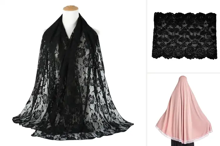 Detailed view of Best Lace Decor Hijab: Top 10 Elegant & Comfortable Styles