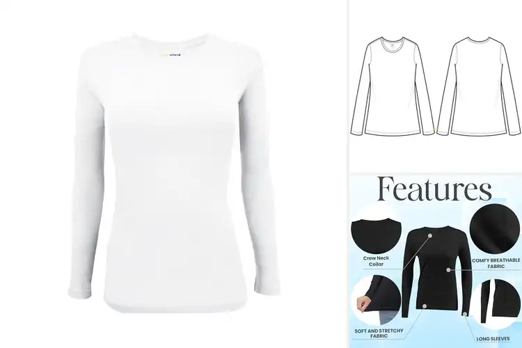 Detailed view of Best Lightweight Scrub Base Layer