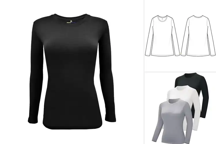 Detailed view of Best Long Sleeve Medical Tees