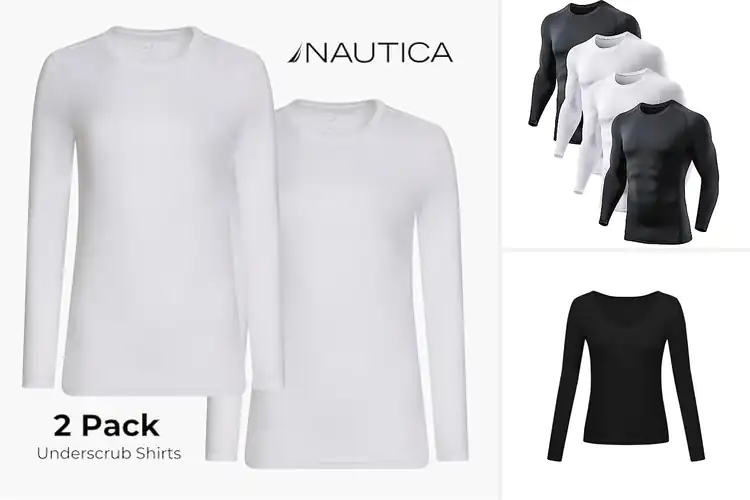 Detailed view of Best Long Sleeve Undershirts For Healthcare Workers