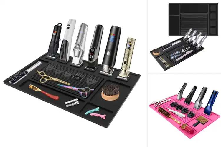 Detailed view of Best Magnetic Clippers Mats : Tidy Tools, Easy Grooming