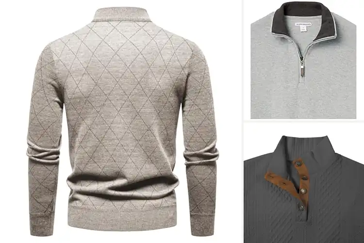 Detailed view of Best Men’s Casual Pullovers