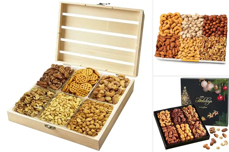 Detailed view of Best Mixed Nuts Tray