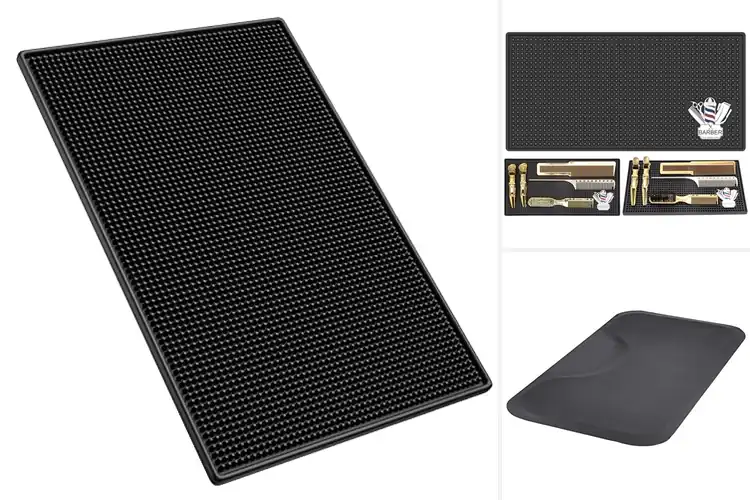 Detailed view of Best Non-Slip Barber Mats