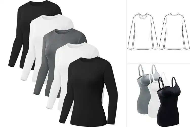 Detailed view of Best Nursing Undershirts