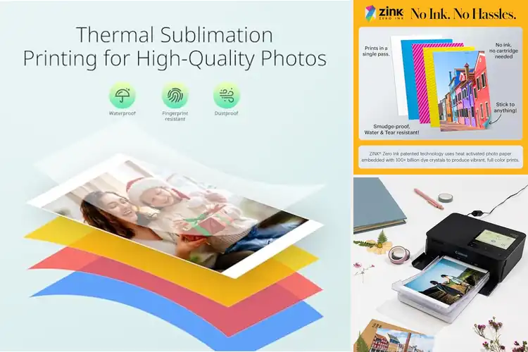 Detailed view of Best On-The-Go Photo Printer: Instant Memories, Anywhere
