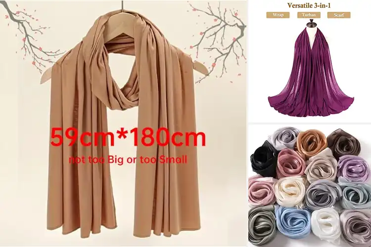 Detailed view of Best Polyester Hijab Scarf: Top 10 Picks for Comfort & Style
