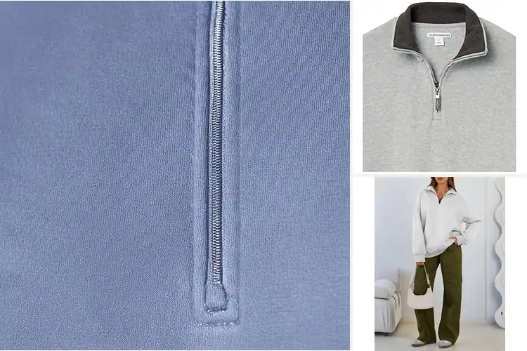 Detailed view of Best Quarter Zip Sweatshirts: Top 10 Cozy & Stylish Picks