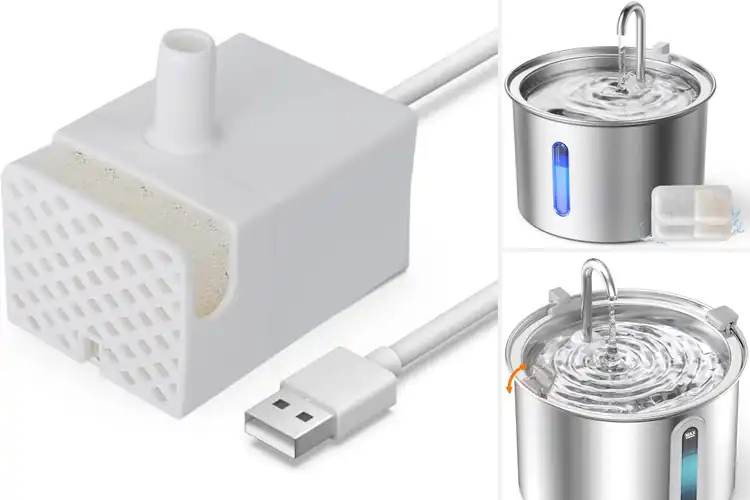 Detailed view of Best Quiet Cat Water Fountain Pump PWF 001