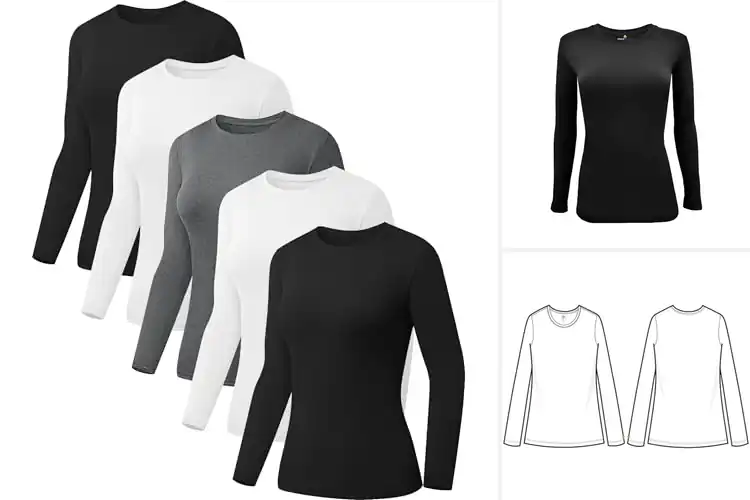 Detailed view of Best Scrub Undershirts For Women