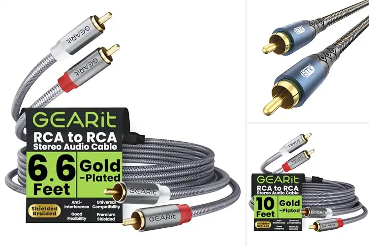 Detailed view of Best Shielded RCA Cables