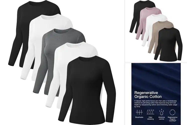 Detailed view of Best Slim Fit Crew Neck Underscrub