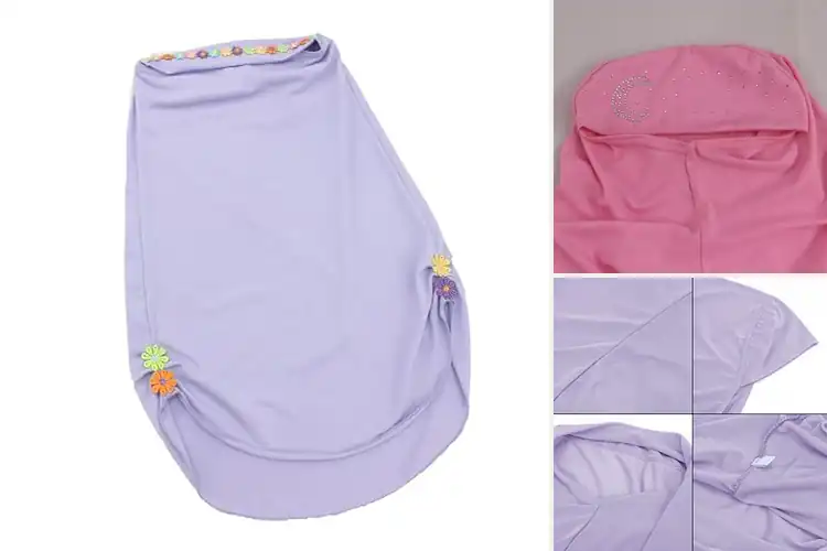 Detailed view of Best Soft Polyester Hijab For Girls