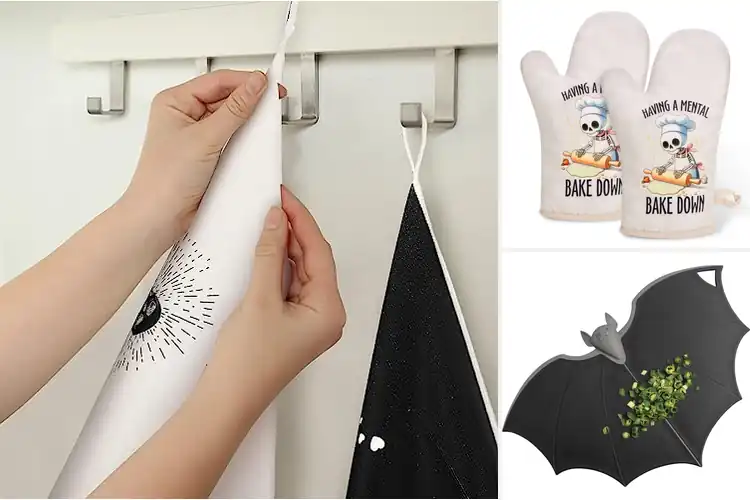 Detailed view of Best Spooky Kitchen Gift Sets: 7 Unique Gothic Decor Picks