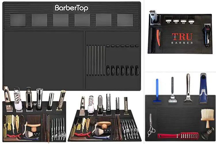 Detailed view of Best Stain Resistant Barber Mat