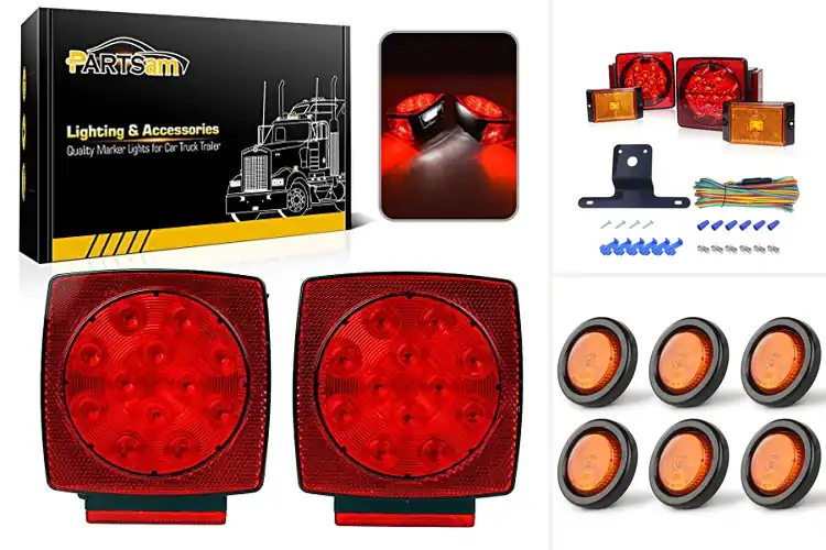 Detailed view of Best Trailer Lights: Top Picks for Safe, Waterproof Towing