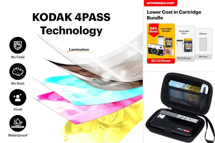 Detailed view of Best Value Kodak Mini Shot 2 Retro Printer