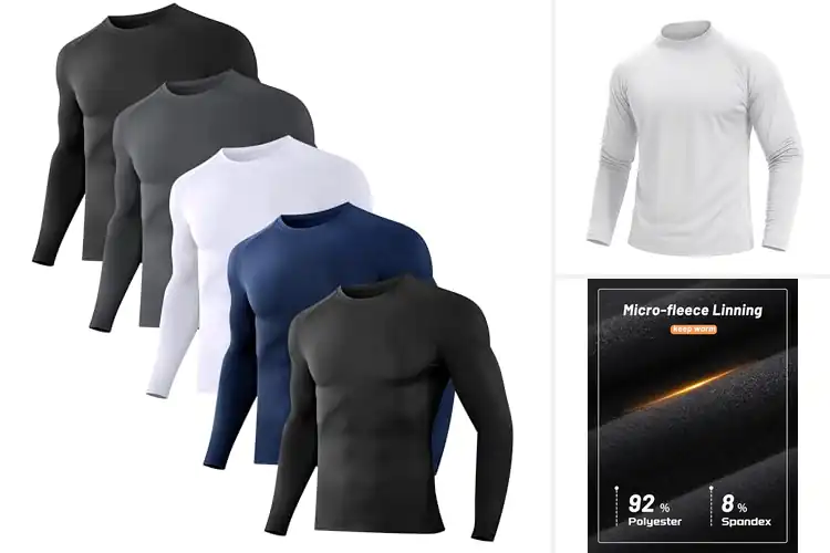 Detailed view of Best Winter Base Layer Shirts