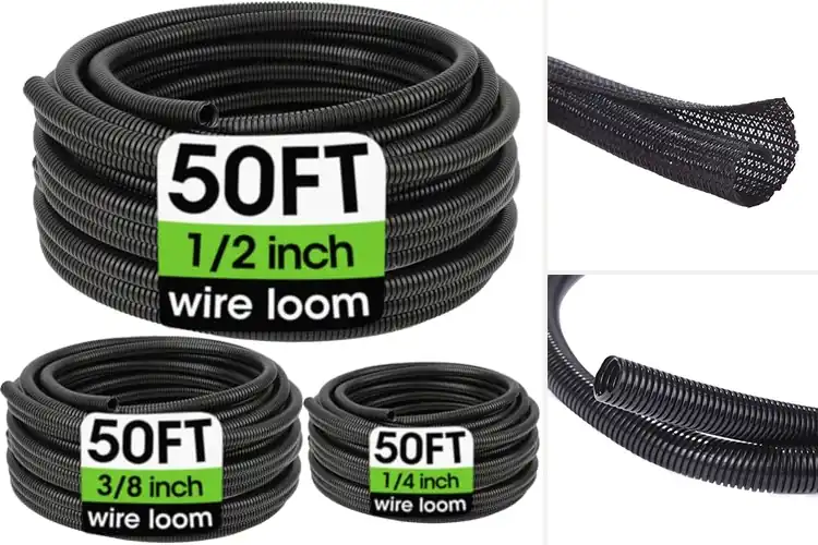 Detailed view of Best Wire Looms: Organize & Protect Your Cables Effortlessly